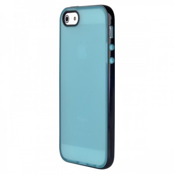 Чехол-бампер для iPhone 5 от Baseus Twins Case  (blue/black)