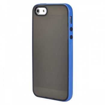 Чехол-бампер для iPhone 5 от Baseus Twins Case  (black/blue)