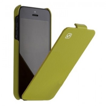 Чехол – книжка для iPhone 5s/5 от HOCO Duke Leather Case  (olive)