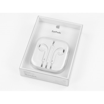 Наушники Apple EarPods с пультом и микрофоном MD827