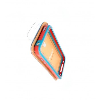 Бампер для iPhone 4 Bumper (blue / red)