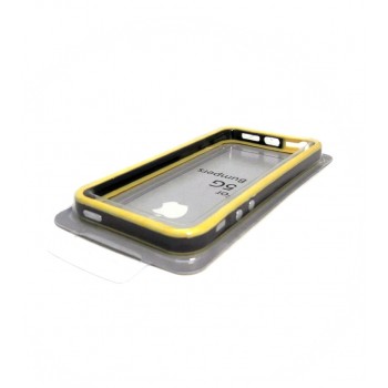 Бампер для iPhone 5/ 5 S/ 5C  Bumper (black/ yellow)