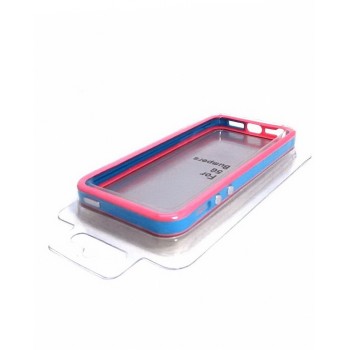 Бампер для iPhone 5/ 5 S/ 5 C Bumper (blue/ pink)