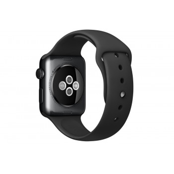 Ремешок спортивный черный для Apple Watch