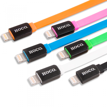 кабель HOCO Lightning iphone 5-6s резина/пластик