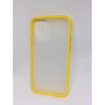 Чехол iPhone 11 Pro Антишок (желтая рамка)