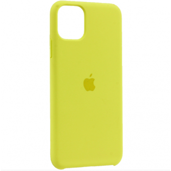 Чехол iPhone 11 Pro Max Silicone Case OEM (светло-желтый)